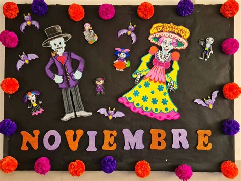 Friso Noviembre Manualidades Decoración Aula De Preescolar Dia De Muertos