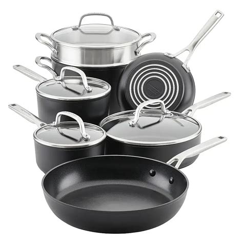 Kitchenaid Hard Anodized Induction Nonstick Cookware Set 11 Piece