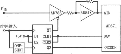 采样保持放大器ad783与ad671的接口电路 采样保持放大电路 维库电子市场网