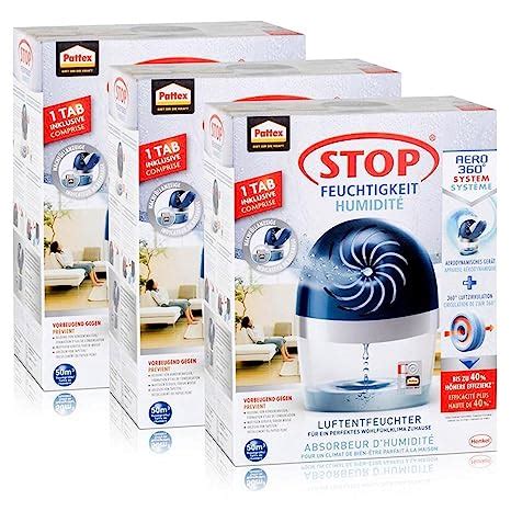 Henkel Pattex Stop Feuchtigkeit Aero 360 System Luftentfeuchter 3er