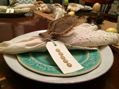 Katis Get Away Easter Table Set Up