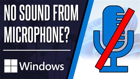 How To Fix Microphone Not Picking Up Sound Voice On Windows Pc Youtube