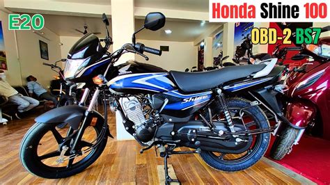 New Honda Shine 100 OBD 2 Bs7 E20 Model Review With On Road Price