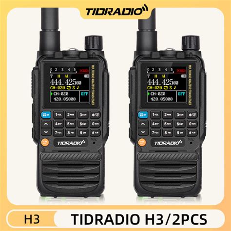 TIDRADIO TD H3 Ham Radio Multi Band Two Way Radio USB C Programming