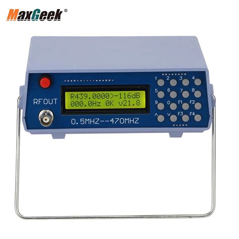 Maxgeek Signal Generator Mhz Mhz Rf Signal Generator Meter Tester