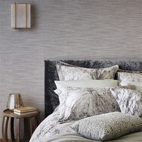 Taisho Bedding By Zoffany In Quartz Grey Buy Online From The Rug Seller Uk