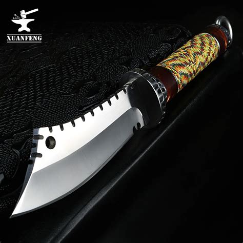 Xuan Feng Hand Forged Fixed Blade Knife 58hrc 7cr17mov Steel Tactical