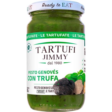 Salsa Pesto Con Trufa Bote 180 G TARTUFI JIMMY Supermercado El