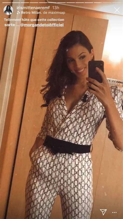 Iris Mittenaere S Affiche Dans Une Magnifique Combinaison Blanche