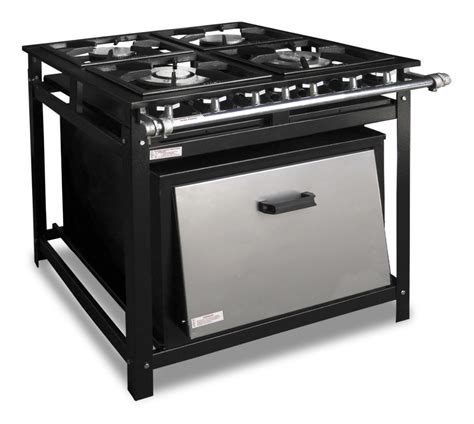 Fogao Industrial 4 Bocas C Forno R 830 00 Em Mercado Livre