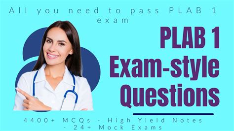 Similar To The Plab 1 Exam Questions Medrevisions Clinical Questions Youtube