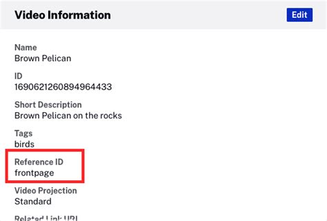 Using Reference Ids