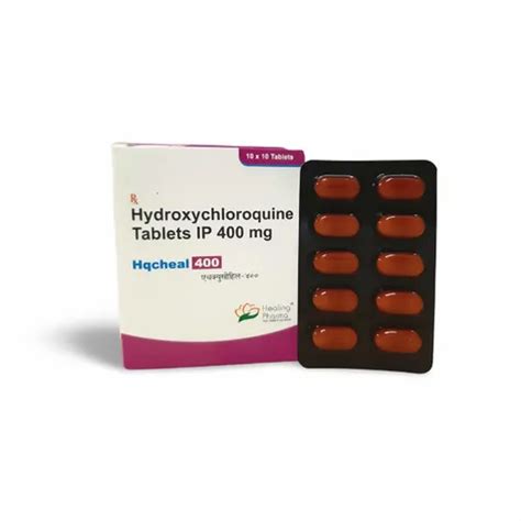 Hydroxychloroquine Hqcheal 400mg Healing Pharma 10 10 Box 100