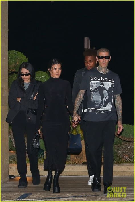 Newlyweds Kourtney Kardashian And Travis Barker Grab Dinner At Nobu