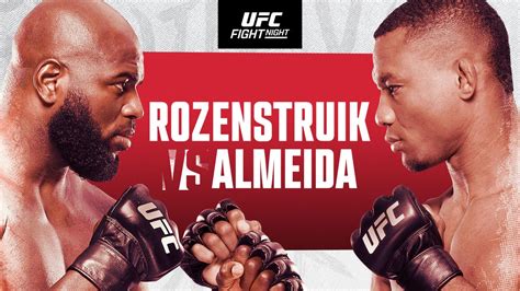 UFC Fight Night Rozenstruik Vs Almeida Prelims 5 13 23 Stream The