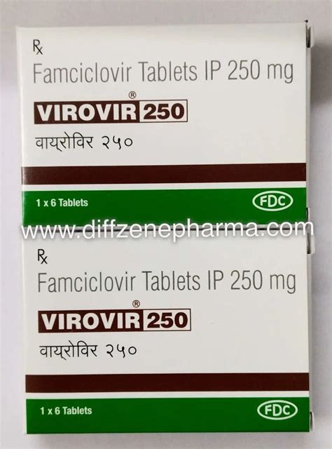 Famciclovir 250mg Tablet At Rs 300 Stripe Anti Viral Medicne In Surat