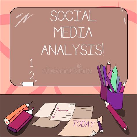 Writing Note Showing Social Media Analysis Business Photo Showcasing Collecting And Evaluating