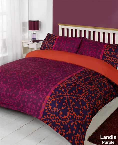 Duvet Quilt Cover Bedding Set Red Single Double King Kingsize Super