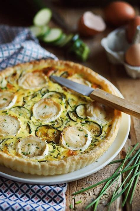 Quiche Courgettes Et Chèvre Chefnini Recette Quiche Courgette