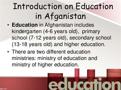 Education of Afghanistan