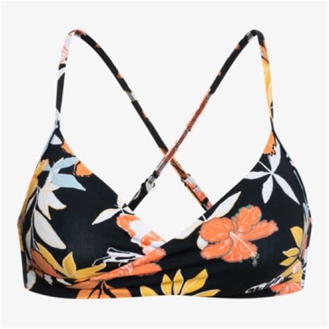 Roxy Swim Nwt Roxy Beach Classics Wrap Bralette Bikini Top Poshmark