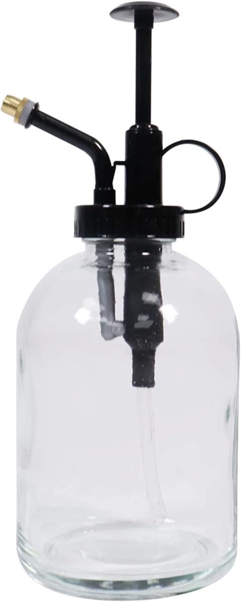 Qaziuy Clear Glass Water Spray Bottle 350ml Plant Mister Spray Bottle Plant Spritzer With Top