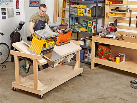 Flip Top Tool Bench Woodworking Plan Woodworkersworkshop