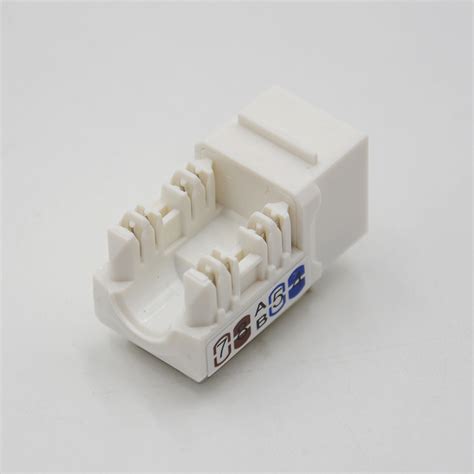 8p8c Cat 6A UTP 90 Degree Punch Down RJ45 Keystone Jack China RJ45