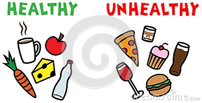 healthy-unhealthy-food-drinks- ... | Clipart Panda - Free Clipart Images