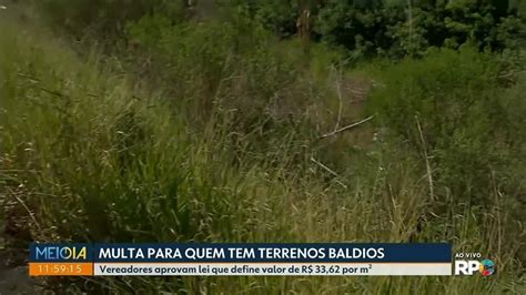 C Mara Aprova Aumento De No Valor Da Multa Para Terrenos Baldios Em