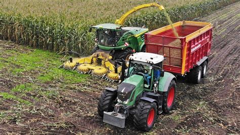 Mais Silage John Deere 8600i Fendt Gebr Blankespoor 2020 YouTube