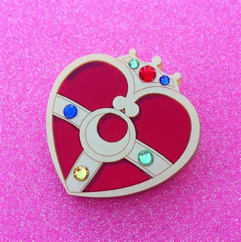 Sailor Moon Cosmic Heart Compact Brooch Etsy Australia