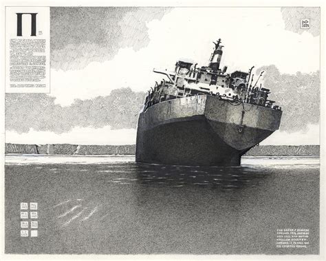 Ship of Fools aka FSO Safer, ink drawing by me. 'Ship of Fools' is from ...