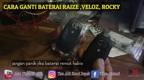 Cara Mudah Ganti Baterai Remot Raize Veloz Rocky Emergency Mobil