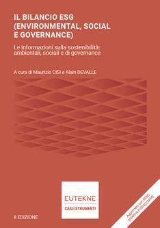 Il Bilancio ESG Environmental Social E Governance Libreria Quaglia