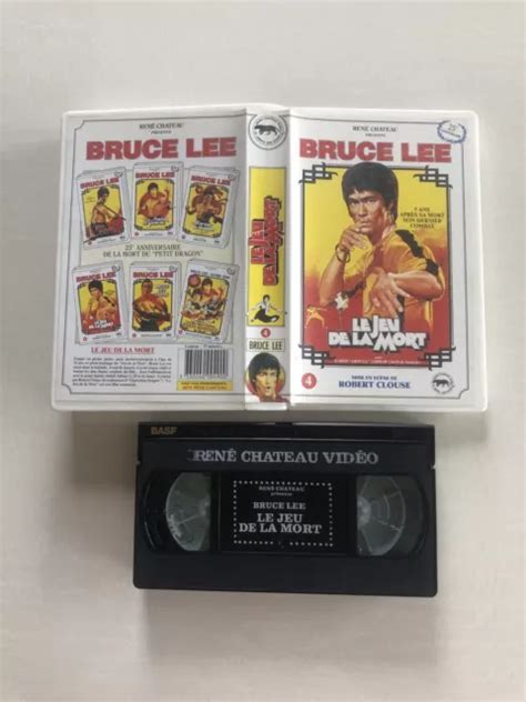 BRUCE LEE LE jeu de la mort Vhs René Château K7 Video 25eme