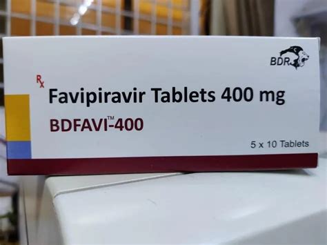 Bdfavi Favipiravir Mg Tablets Treatment Covid At Rs Strip