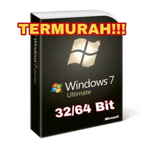 Jual Trmurah Lisensi Windows 7 Ultimate Original Di Lapak Microsoft Original Bukalapak