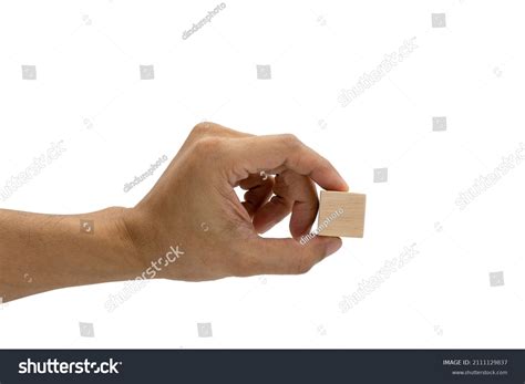 hand holding  blank wooden block stock photo  shutterstock