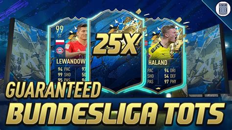 25x Guaranteed Bundesliga Tots Sbc Packs Fifa 20 Ultimate Team Youtube