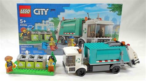 Lego City 2023 Recycling Truck 60386 Speed Build Youtube