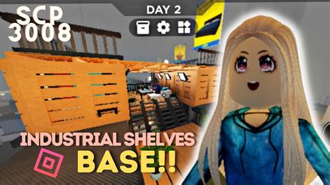 I Built Industrial Shelf Base Roblox Scp 3008 Base Ideas Youtube