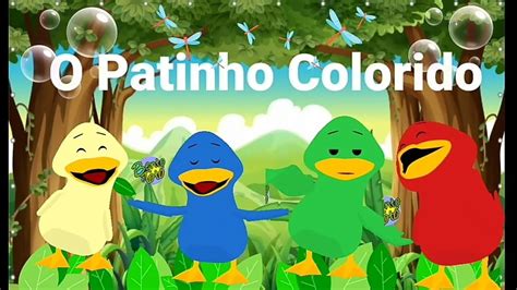 Background Infantil O Patinho Colorido YouTube