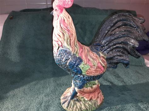 12 Ceramic Rooster EstateSales Org