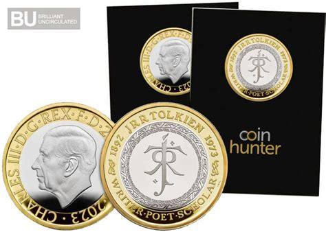 2023 Celebrating The Life And Work Of JRR Tolkien 2 Coin Coin Hunter