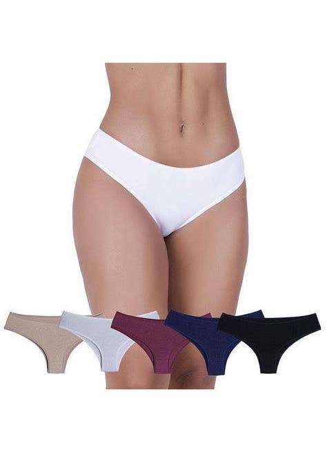 Kit 5 Calcinhas Comportada Microfibra Concept Lingerie Multicores Concept Lingerie Oficial