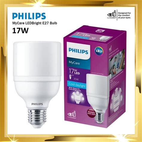 Philips W W W Led Brightboost Led Bulb E Cool Daylight Mentol