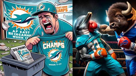 Bills Knockout Dolphins For Afc East Crown Best Reactions And Memes 🐬⬇️