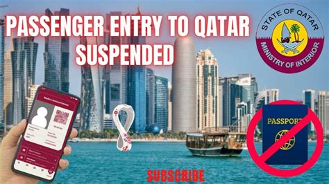 Vist Visas Suspend In Qatar Hayya Card Requirements Valid Qatar I D