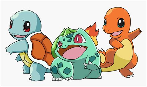 Picture - Generation 1 Pokemon Starters, HD Png Download , Transparent ...